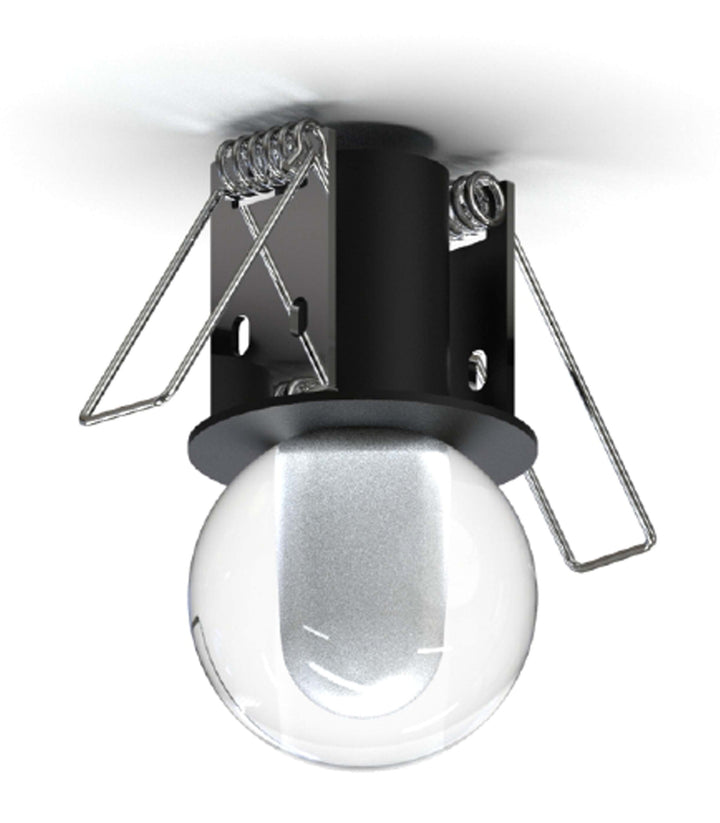 Recessed Mini Spot with Acrylic Sphere 4W, Black