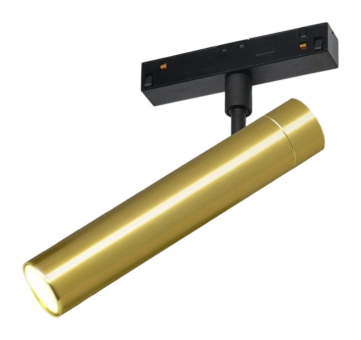 Magnetic Mini Spot 4.5W, Black and Brass