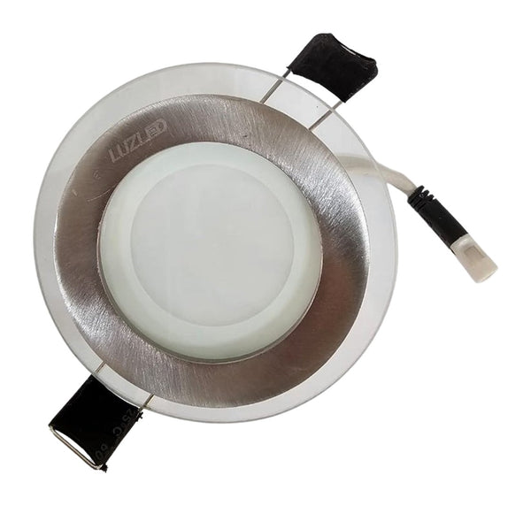 Recessed Round Downlight 6W, Satin Chrome