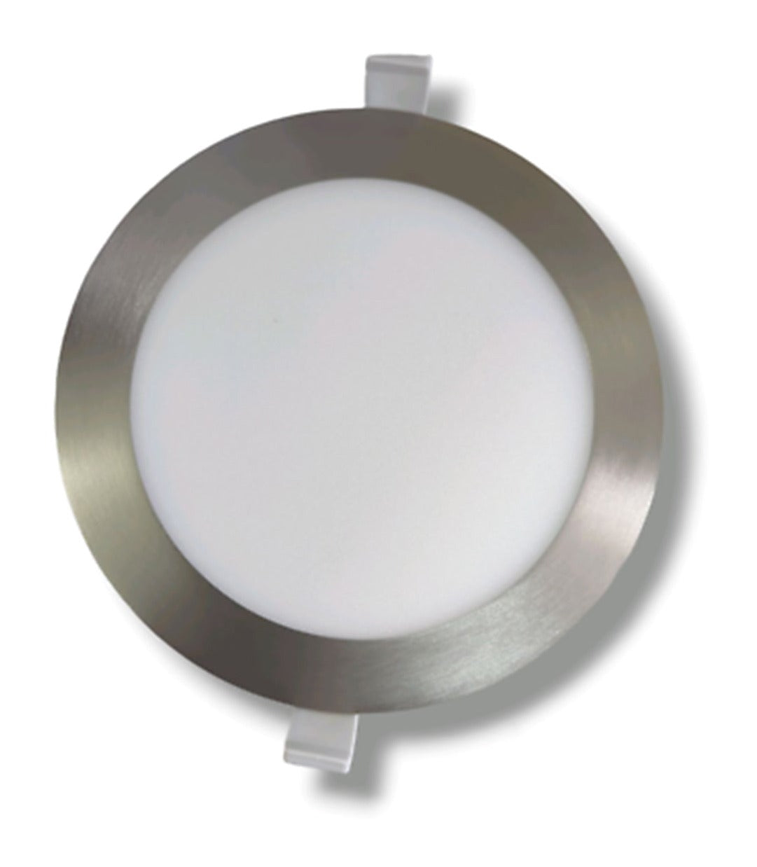 Slim Recessed Round Downlight 18W, Satin Nickel
