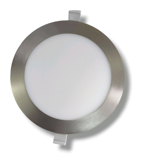 Slim Recessed Round Downlight 3W, Satin Nickel