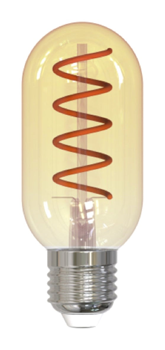 Dimmable Filament Lamp T45 4W, Gold